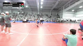 182 lbs Rr Rnd 2 - Cooper Porter, Hillbilly Hammers vs David Thomson, Estebuilt WC