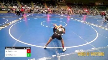 96 lbs Quarterfinal - Mason Swartz, Storm Elite vs Calvin Rathjen, Sebolt Wrestling Academy