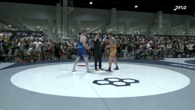 130 kg Champ. Rd Of 16 - Evan Thompson, Mustang Wrestling Club vs Ryan Boersma, Nyac/IRTC