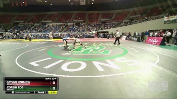 2A/1A-126 1st Place Match - Taylor Parsons, Grant Union/Prairie City vs Corbin Roe, Knappa