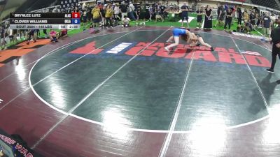 140 lbs 1st Place Match - Brynlee Lutz, Alaska vs Clover Williams, Oklahoma