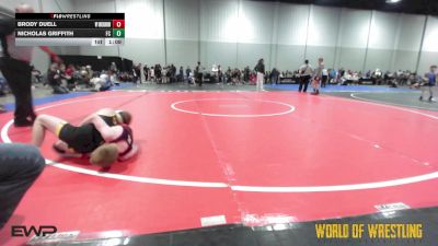 76 lbs Final - Brody Duell, Wyoming Underground vs Nicholas Griffith, Full Circle 12U