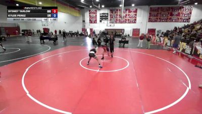 125-130 lbs Round 3 - Kylee Perez, Legacy Wrestling Center vs Sydney Tarlow, GWC/TIGERS