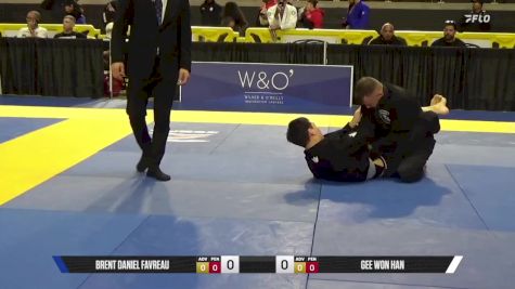 Gee Won Han vs Brent Daniel Favreau 2025 Pan Jiu Jitsu IBJJF Championship