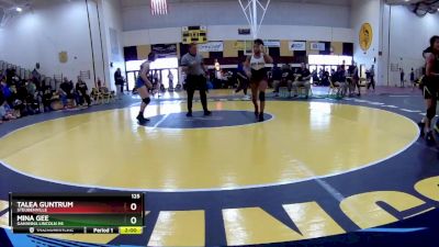 125 lbs Semifinal - Talea Guntrum, Steubenville vs Mina Gee, Gahanna Lincoln HS