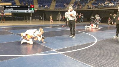 60 lbs Consy 4 - Owen Zimmerman, Delaware Valley vs Joe James, Mt. Pleasant