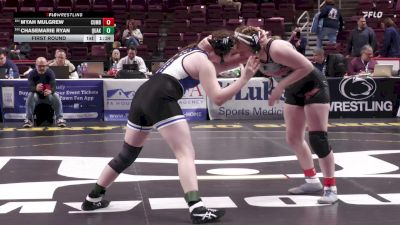 155 lbs First Round - Myah Mulgrew, Cumberland Valley-G vs ChaseMarie Ryan, Quakertown-G