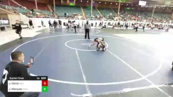 46 lbs Quarterfinal - Joseph Garza, Westley WC vs Jacob Marquez, Grant County Elite