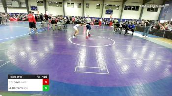 112 lbs Round Of 16 - Carnell Davis, MarcAurele vs Joseph Bernardi, KT Kidz