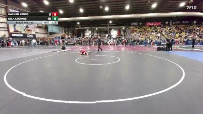 95 lbs Round 3 - Ella Coomes, East River Raptors vs Kailyah Bento, CWC Thunder