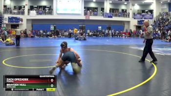 144 lbs Quarterfinal - Brayden Hull, NAPOLEON vs Zach Oprzadek, PERKINS