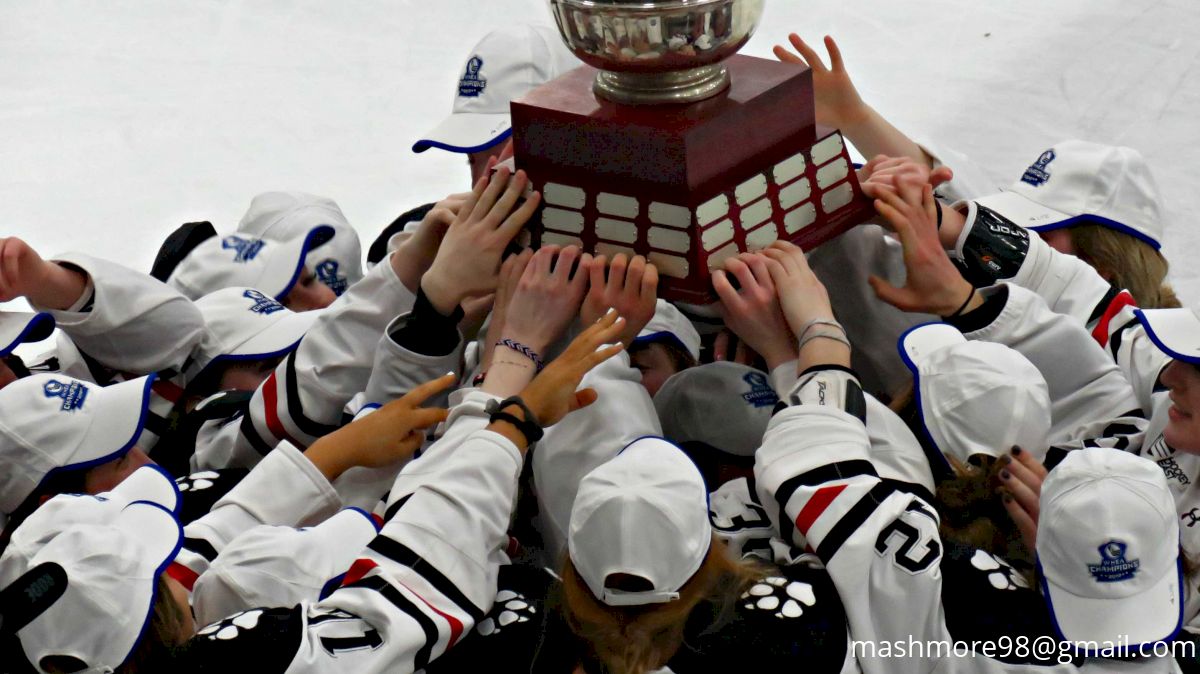 Northeastern Lifts Trophy In Women's Hockey East Championship Tournament