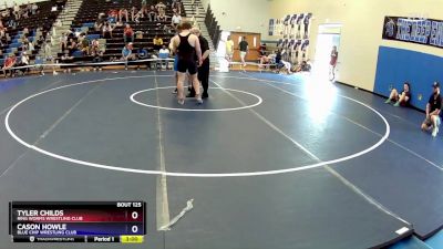 215 lbs Round 2 - Tyler Childs, Ring Worms Wrestling Club vs Cason Howle, Blue Chip Wrestling Club