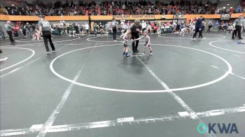 37 lbs Rr Rnd 1 - Kyson Lovelace, Clinton Youth Wrestling vs Grayson Noe, Blue Devil Wrestling