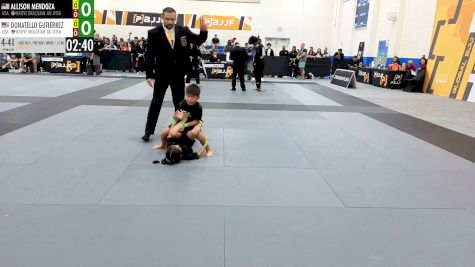 Allison Mendoza vs Donatello Guiterrez 2026 PBJJF Pan American Jiu-Jitsu Championships