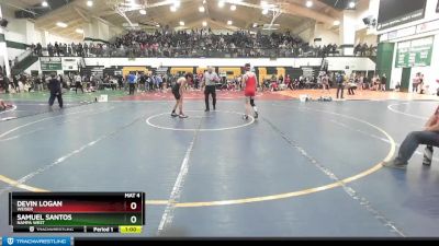 115 lbs Cons. Round 2 - Samuel Santos, Nampa West vs Devin Logan, Weiser