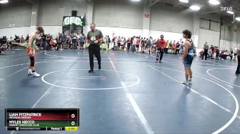 140 lbs Cons. Round 3 - Liam Fitzpatrick, Michigan Premier vs Myles Necco, Hobart Wrestling Club