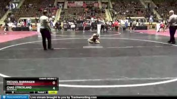 120 lbs Champ. Round 2 - Michael Barringer, Stanhope Elmore vs Chad Strickland, Wetumpka