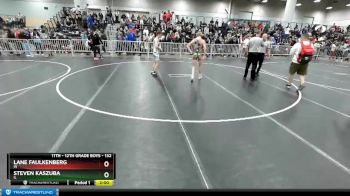 132 lbs Champ. Round 1 - Lane Faulkenberg, IN vs Steven Kaszuba, IL