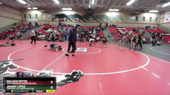 110 lbs 1st Place Match - Jensen Lopez, Toppenish USA Wrestling Club vs Malachi Pettis, Team Aggression Wrestling Club