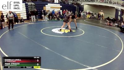 155 lbs. Champ. Round 1 - Danielle Lovell, St. Charles West vs Paige Strauch, North Kansas City