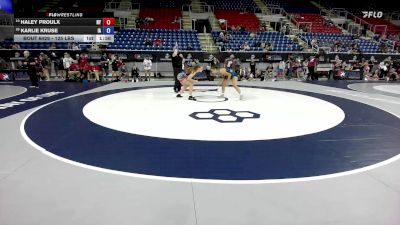 125 lbs Cons. Sub-rd Of 16 - Haley Proulx, NY vs Karlie Kruse, IA