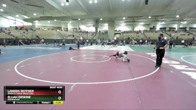 80 lbs Semifinal - Landen Reffner, Bradley Pride Wrestling vs Elijah Erskine, Grindhouse