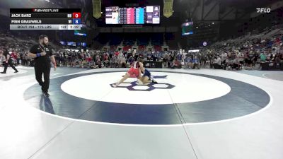 175 lbs Champ. Rd Of 128 - Jack Barz, MN vs Finn Grauwels, WI