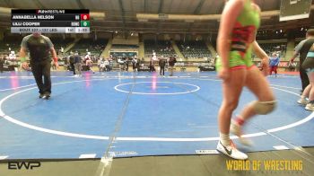 127 lbs 2nd Place - Annabella Nelson, N8 vs Lilli Cooper, Big Game Wrestling Club