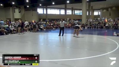 175 lbs Round 1 (32 Team) - Ian Vallecillo, Team Palmetto State vs Andrew Arinder, North Desoto Wrestling Academy