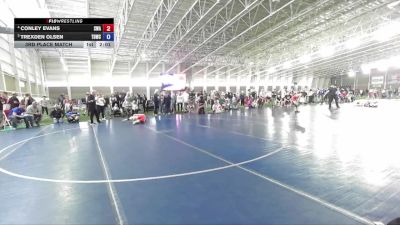 120 lbs 3rd Place Match - Conley Evans, Sanderson Wrestling Academy vs Trexden Olsen, Total Domination Wrestling Club