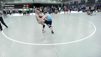 106 lbs Cons. Rd Of 16 - Eli Pomeroy, Bear Cave Wrestling Club vs Carson Altice, Empire Wrestling Club