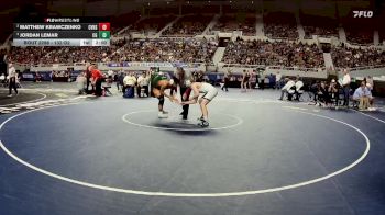 132-D2 Semifinal - Jordan Lemar, Cienega High School vs Matthew Krawczenko, Canyon View High School