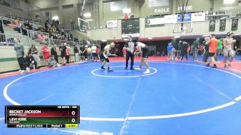 165 lbs 5th Place Match - Levi Kirk, HULBERT vs Becket Jackson, BISHOP KELLEY