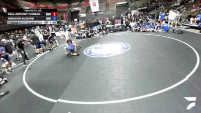 157 lbs Paul-Anthony Johnson, SAWA - Sacramento Area Wrestling Association vs Brandon Buzzard, LAWA - Los Angles Wrestling Association