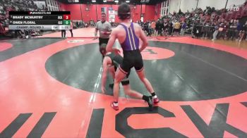 138 lbs Champ. Round 3 - Owen Floral, Grayslake (CENTRAL) vs Brady McMurtry, Columbia (HICKMAN) (MO)