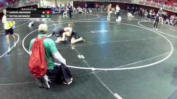 110 lbs Quarterfinal - Tayten McKenzie, Syracuse Mat Club vs Landon Mathews, Nebraska Boyz