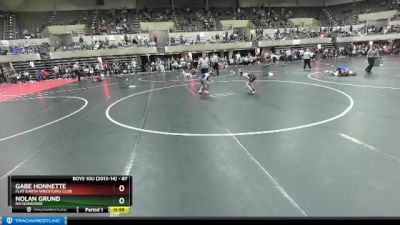 87 lbs Champ. Round 1 - Gabe Honnette, Flat Earth Wrestling Club vs Nolan Grund, No Nonsense