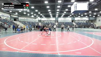 133 lbs Cons. Round 3 - Ezekiel Gasca, Williams Baptist vs Jason Jenkins, Shorter