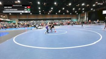 157 lbs Cons. Round 1 - Ben Jesus, Bella Vista vs Cole Matayoshi, Shasta
