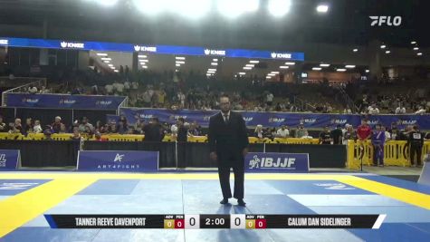 Tanner Reeve Davenport vs Calum Dan Sidelinger 2026 Pan Kids Jiu-Jitsu IBJJF Championship
