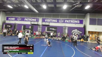 75 lbs Cons. Round 4 - Kingston Sabatin, Westlake vs Henry Delahunty, Alta Wings Wrestling