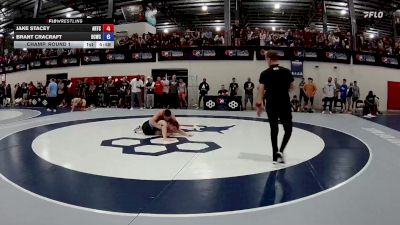 86 kg Champ. Round 1 - Jake Stacey, Arkansas Regional Training Center vs Brant Cracraft, Buies Creek Wrestling Club