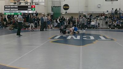 285 lbs Cons. Round 4 - Grant Mathias, Merchant Marine vs Kaleb Britting, Messiah