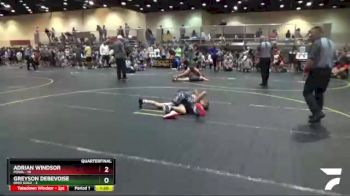 107 lbs Quarterfinals (8 Team) - Adrian Windsor, POWA vs Greyson Debevoise, Ohio Gold