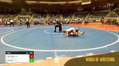 73 lbs Round Of 32 - Ian McLeod, Pursuit vs Collin Smith, The Hunt Wrestling Club