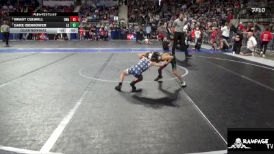 52 lbs Quarterfinal - Dake Isenhower, Linn County vs Brady Culwell, DC Wrestling Acad