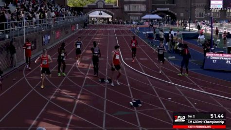Watch College Men's 400m Hurdles (Event 202) Heat 2 At 2026 Penn Relays