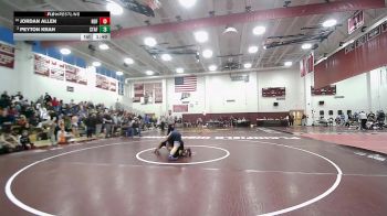 190 lbs Round Of 16 - Jordan Allen, Notre Dame-Fairfield vs Peyton Krah, Stafford