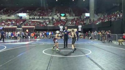 94 lbs Semifinal - Briar Lahoe, Thermopolis Wrestling Club vs Berkli Salusso, Butte Wrestling Club